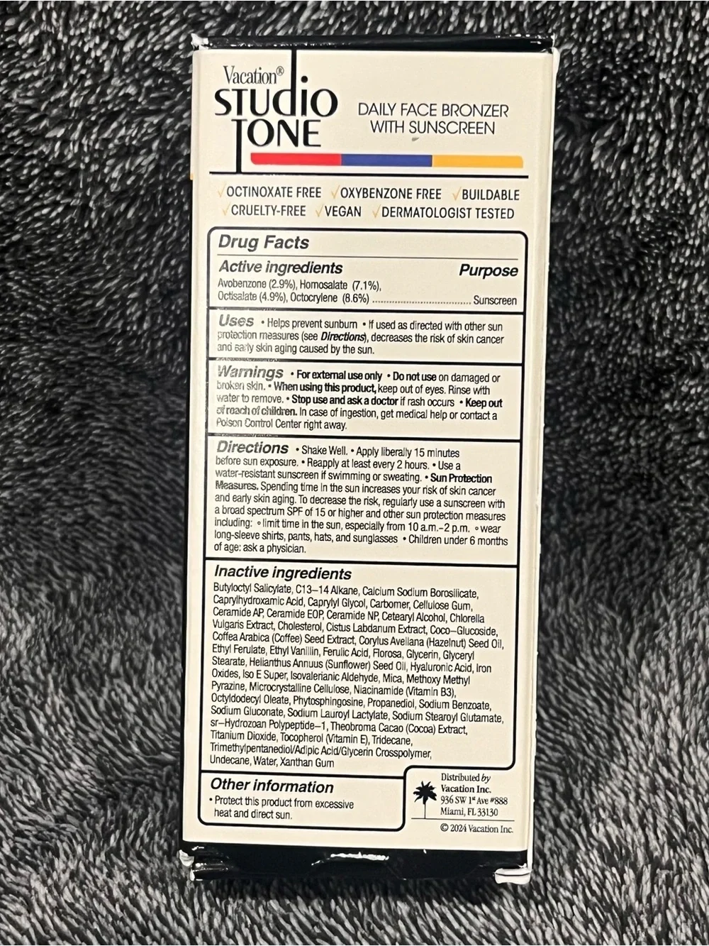 Vacation Studio Tone SPF 50 Bronzing Drops for Face